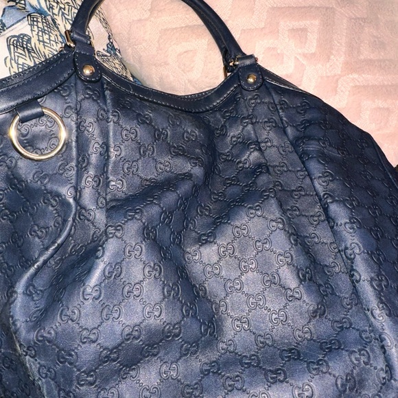 Gucci Sukey Navy Tote bag - Picture 14 of 14